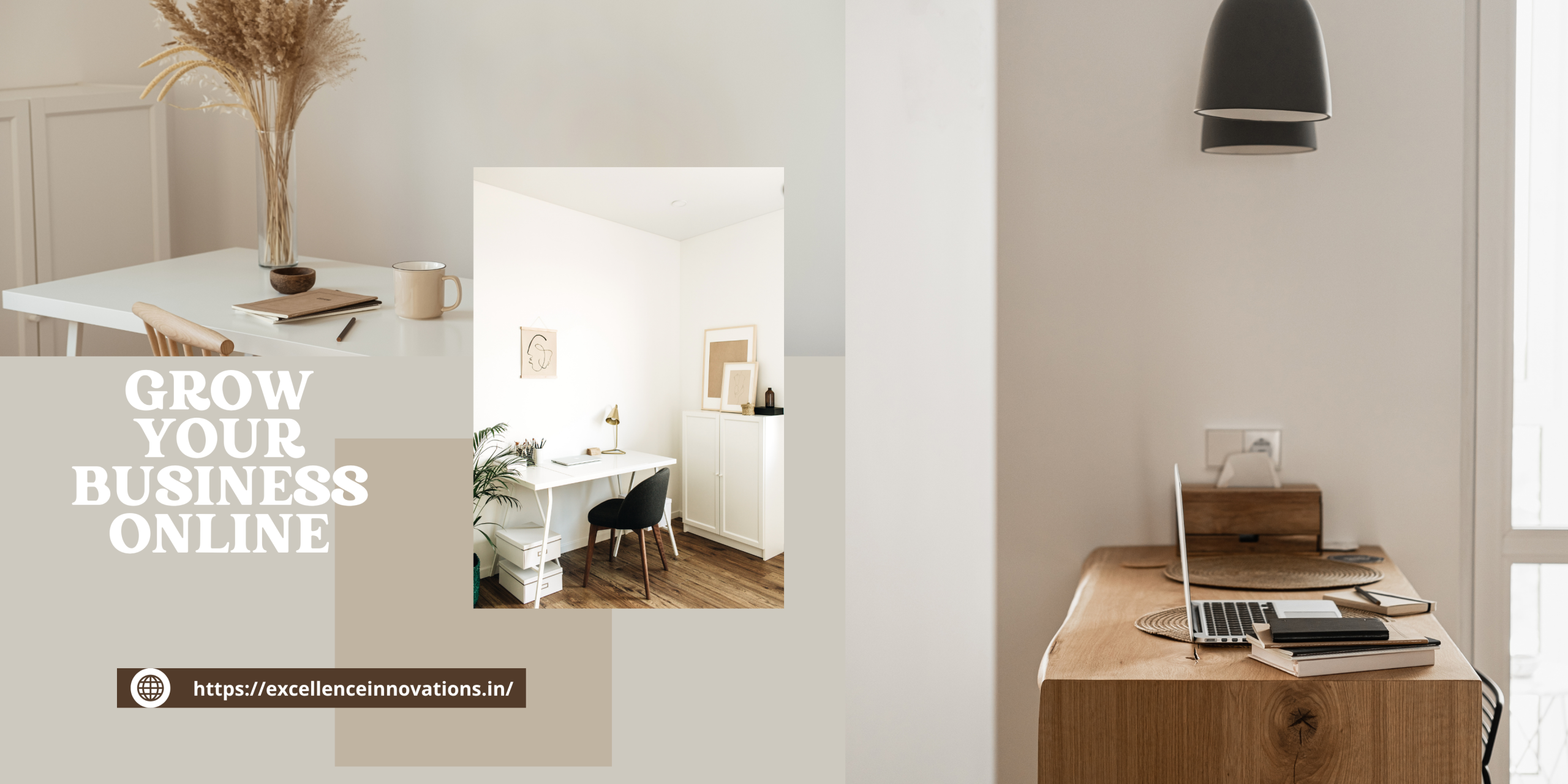 digital marketing and web development workspace modern professional office setup